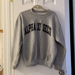 Alpha XI Delta crew neck -SORORITY
